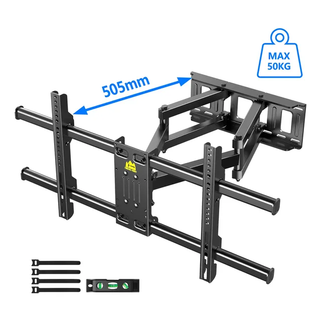 Soporte Tv Pared Con Brazo Largo 505mm Para 42-95 Pulgadas