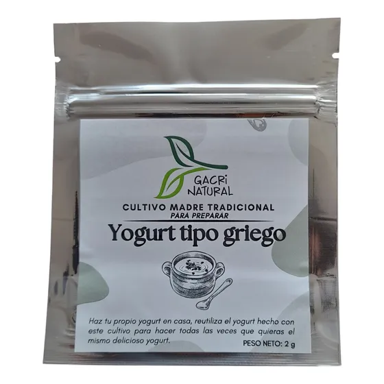 Cultivo Madre Para Preparar Yogurt Griego En Casa