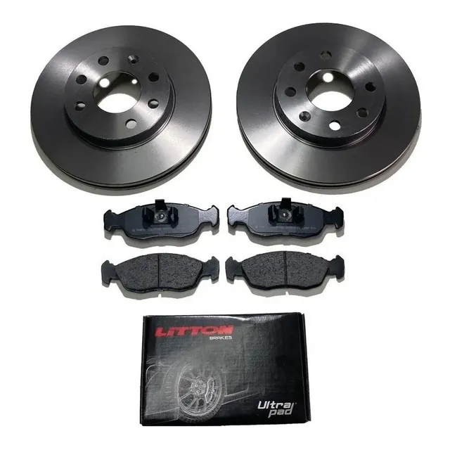 Kit Discos Y Pastillas De Freno Chevrolet Corsa Agile /2009