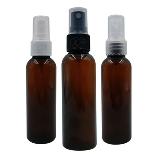 Atomizador Negro 60 Ml Pet Frasco Botella Ambar Spray X 10 Atomizador Negro 60 Ml Pet Frasco Botella Ambar Spray X 10