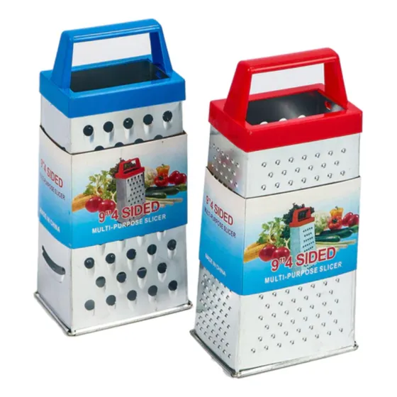 Rallador Multiuso 4 Caras Acero Inoxidable Queso Cocina