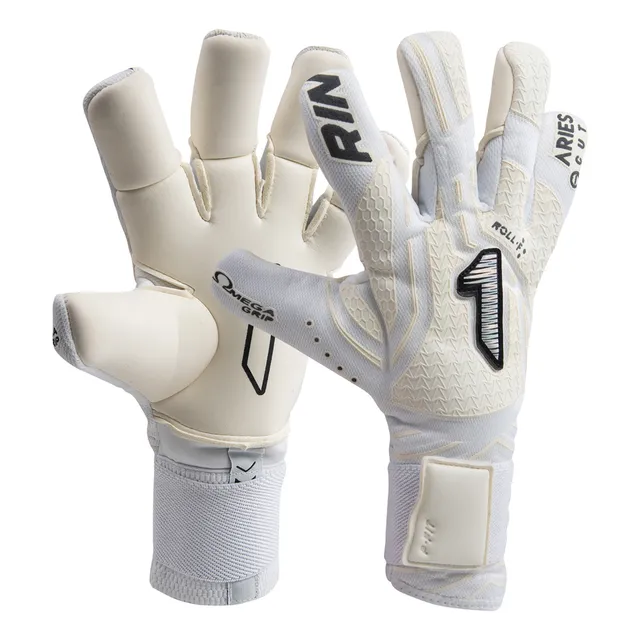 Guante De Arquero Golero Rinat Aries Nemesis Semi Adulto Bco