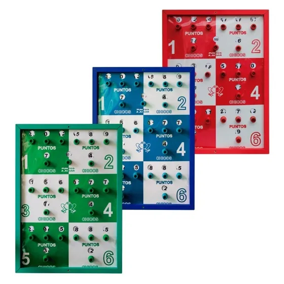 Tablero Para Juego De Rana En Madera 6 Jugadores