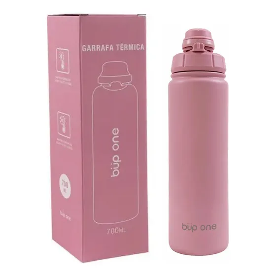 Garrafa Térmica Easy Open Bup One 700ml Estilo Elegância