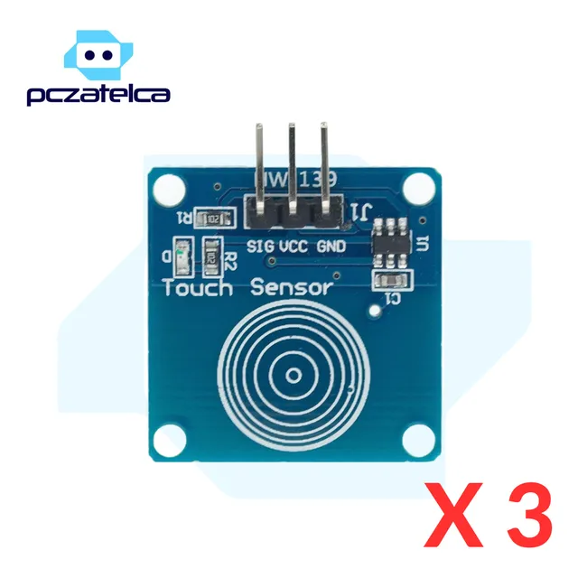 Módulo Botón Touch Switch Capacitivo Ttp223 Arduino
