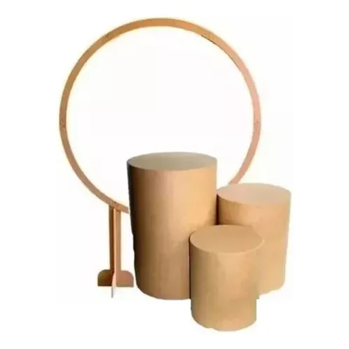 Juego Decorar Fiestas Infantiles Panel Mas 3 Cilindros Mdf