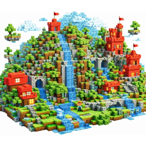 Blocos De Construção Magnéticos Cubo Brinquedo Educativo Kit