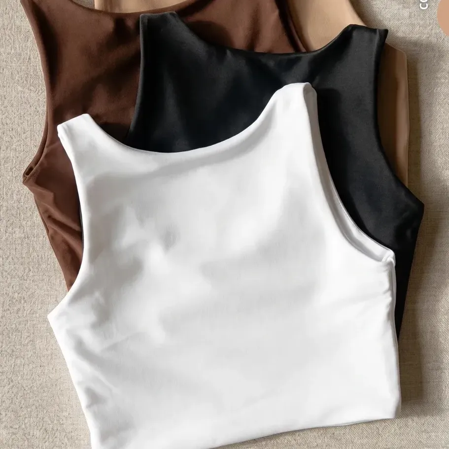 Kit 4 Blusas Regata Feminina Suplex Tshirt Básica Casual Preto + Branco +... — Oferta Verificada