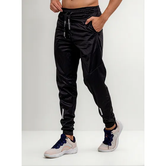 Calça Chimpa Com Cós Largo E Barra Ribana