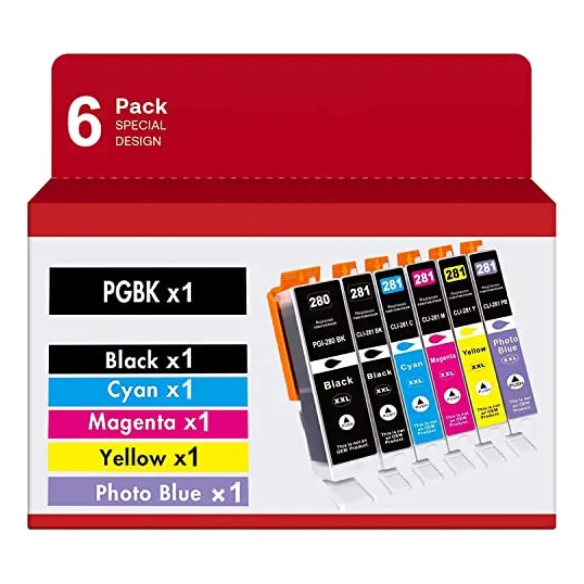 Aoou Pgi-280 Cli-281 Compatible Ink Cartridges Replacem...