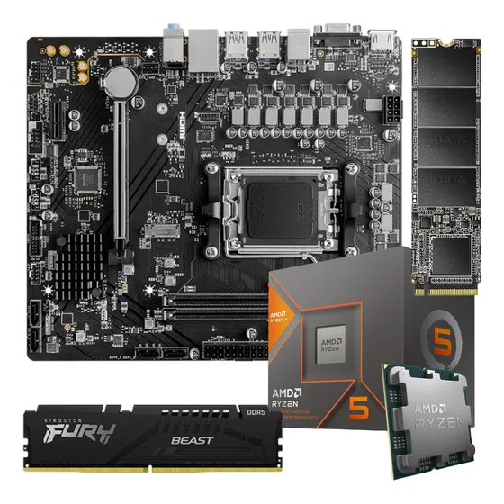Kit Upgrade Ryzen 5 8500g + A620m-e Ddr5 + 16gb Ddr5 + 512gb