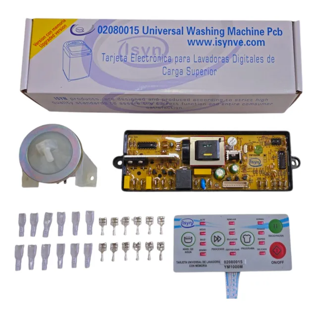 Tarjeta Universal Para Lavadora Marca Isyn
