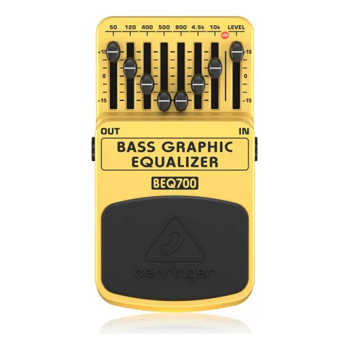 Pedal Behringer Bass Graphic Equalizer Beq700 Color Amarilo