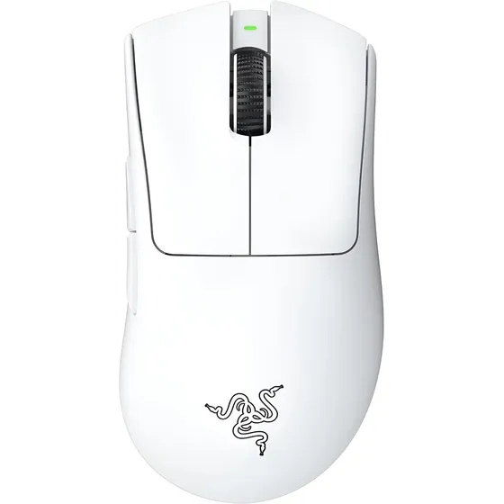 Mouse Razer Deathadder V3 Pro Gamer branco 30k Dpi com 5 botões