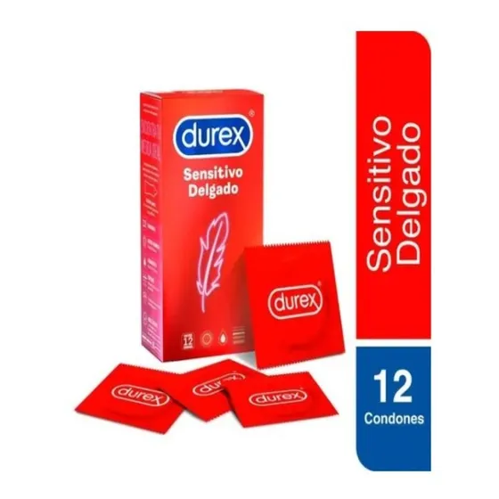 Durex Sensitivo Delgado 12 Unidades