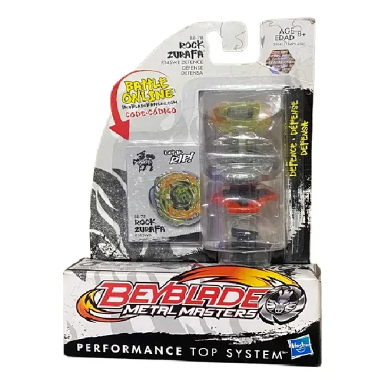 Beyblade Metal Masters Bb-78 Rock Zurafa Amarillo