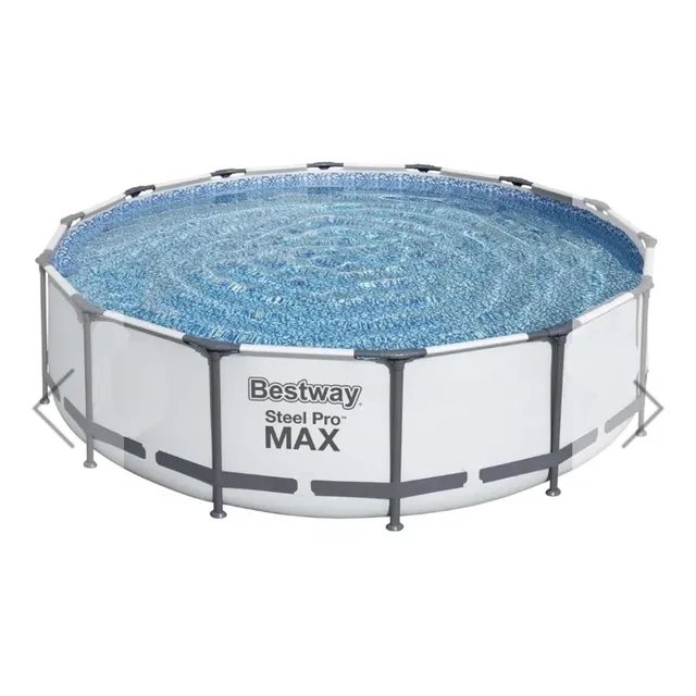 Alberca Estructural Redonda Bestway 4.27m Steel Pro Max