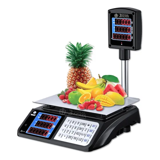 Báscula Balanza Pesa Para Negocio Con Torre Marca Tek 40kg