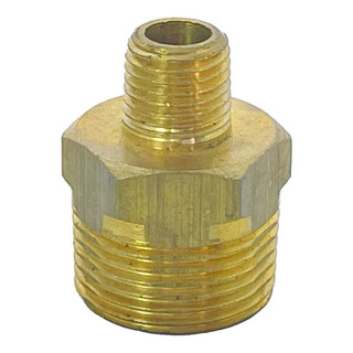 Niple Duplo Latão Redução 3/4 Npt X 1/4 Npt Macho Niple Duplo Latão Redução 3/4 Npt X 1/4 Npt Macho
