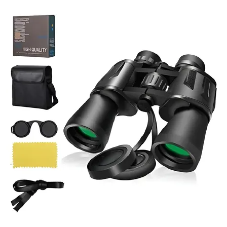 Binoculares Profesionales 20x50 Largo Alcance 1000m Negro