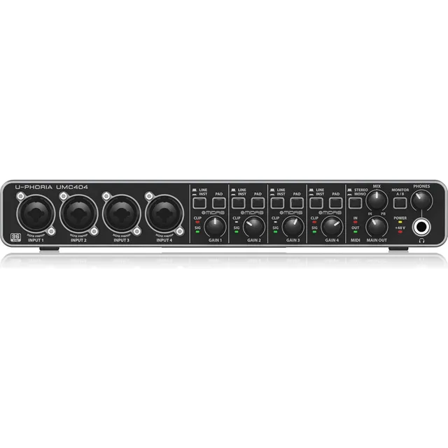 Interfaz De Audio Usb Behringer U-phoria Umc404hd