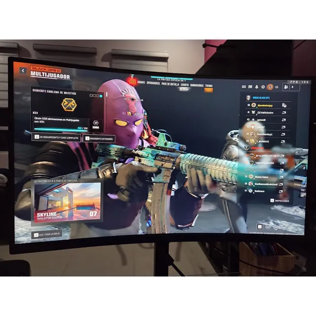 Monitor Gamer Curvo Huawei Mateview Gt 27  Qhd 165hz Negro
