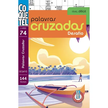 Livro Coquetel Palavras-cruzadas Desafio 74, De Editora Coquetel. Editora Coquetel - Nf, Capa Mole (2025)