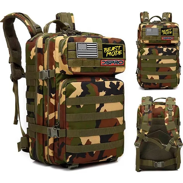 Bolso Mochila Táctica 45 L Crossfit Militar Multiusos Rudo