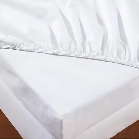 Lençol Avulso C/elástico Queen 600 Fios 100% Algodão Egípcio Cor Branco Liso