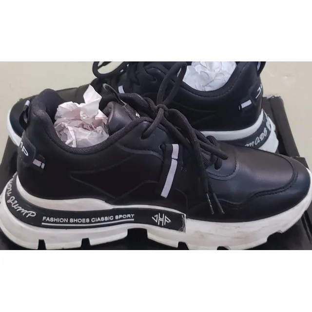 Zapatos Deportivos Casuales Negros Nro 38 Como Nuevos