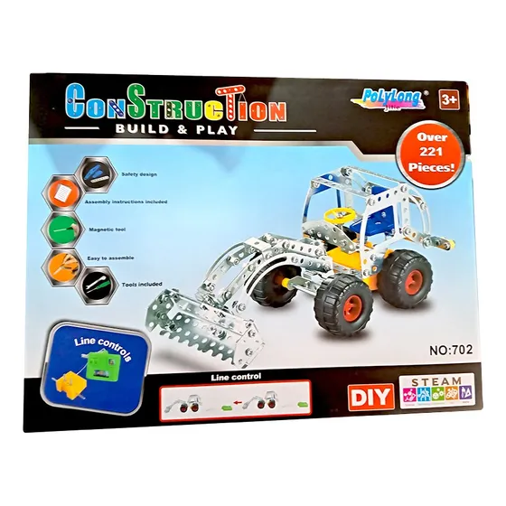 Mecano - Juego Metálico Para Armar X 221 Piezas Con Motor 