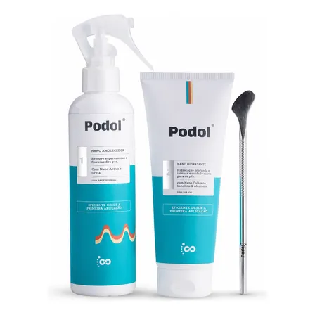 Kit Spa Dos Pés Amaciante Para Cutículas E Calosidades Podol