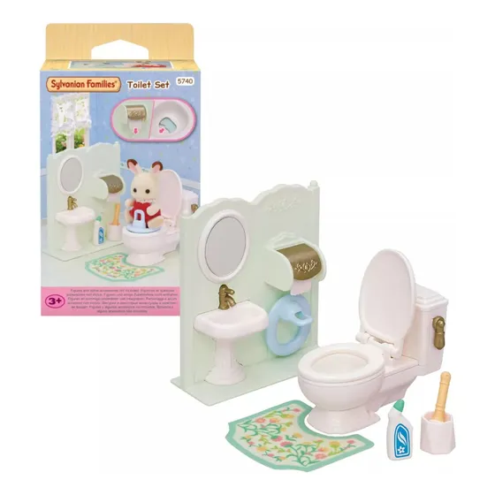 Sylvanian Families Conjunto De Toalete Banheiro Epoch 5740