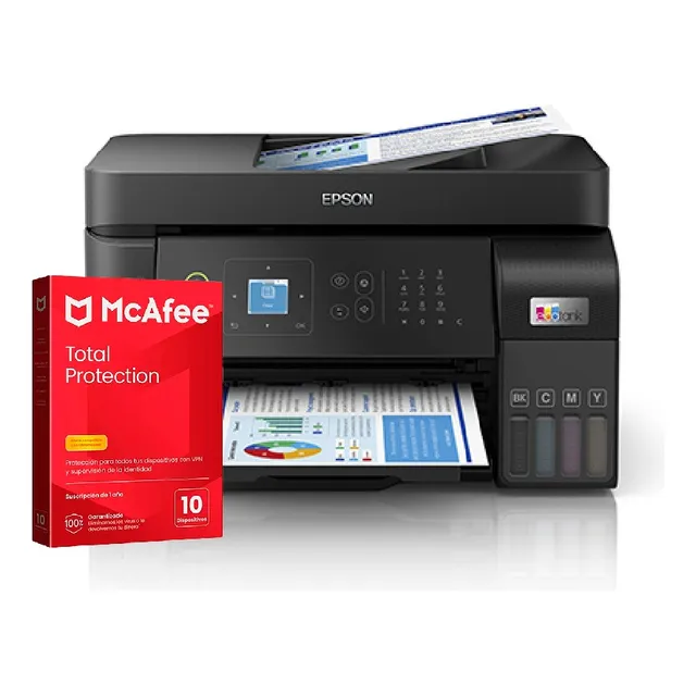 Impresora Multifuncional Epson L5590 Wifi Ecotank Pantalla