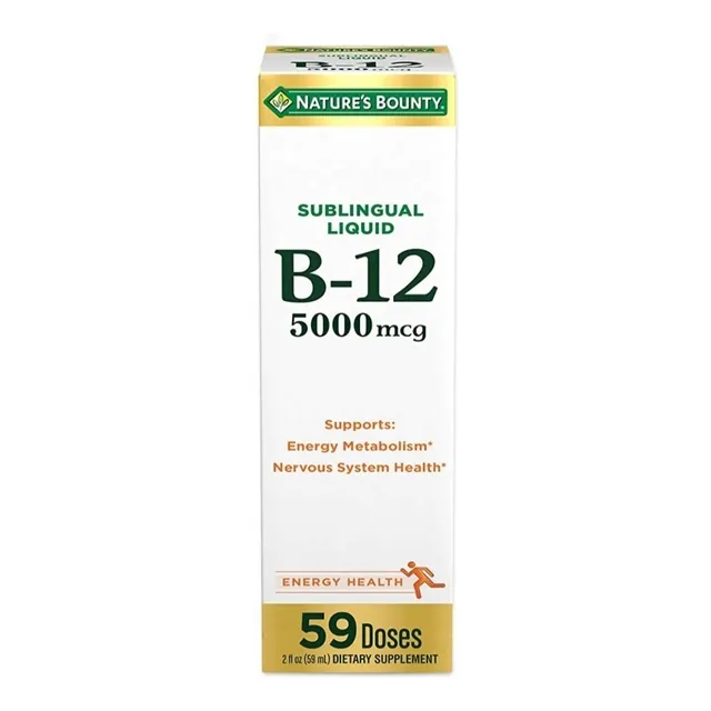 Vitamina B12 De 5000 Mcg En Liquido  Natures Bounty 