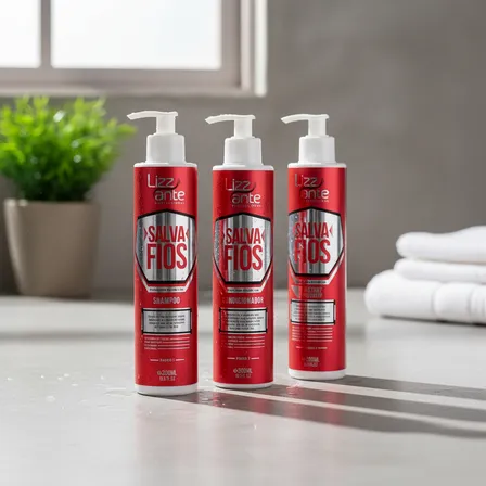 Kit Salva Fios 300ml Desemborracha Elimina Ressecamento Nutr