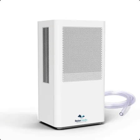 Desumidificador Ar Ambiente Elétrico Anti Mofo Relaxmedic Branco