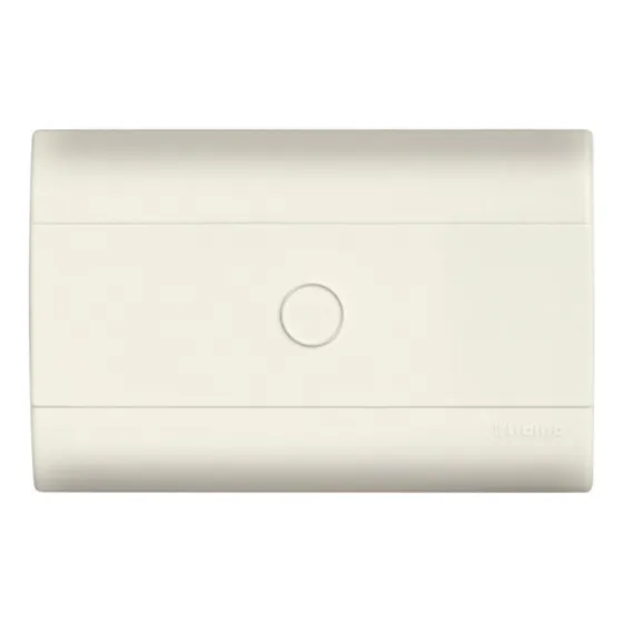 Placa Resina Chasis Ciega Abs Marfil Modus E5n0