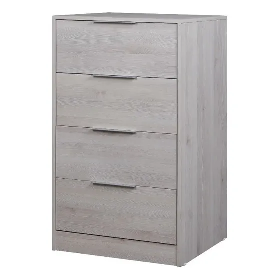 R2M Murano Cajonera Chifonier Comoda De 4 Cajones Melamina Touch 15mm Color Pino Aland