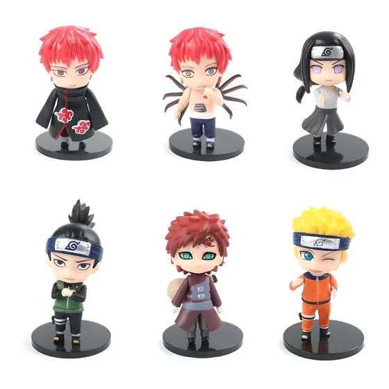 Naruto Shippuden Set De Figuras Muñeco De Colección Completa