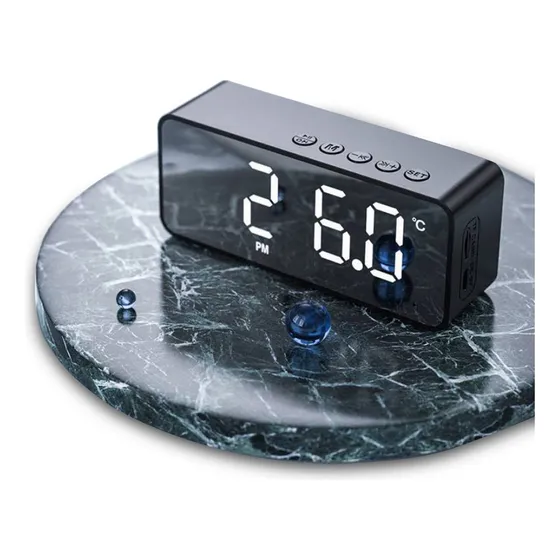 Cb Despertador Digital, Alto-falante Bluetooth E Rádio Fm