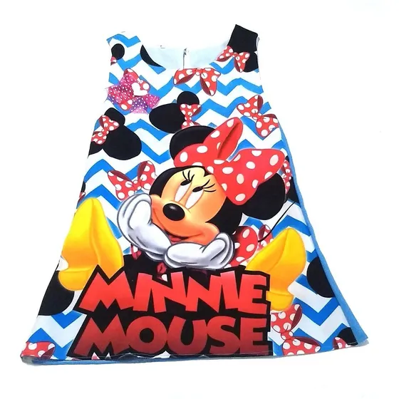Ropa Vestidos Tipo Talegos Bebé Niñas Personajes Animados