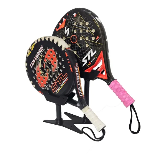 Soporte Paleta Padel Exhibidor Doble Local Vitrina Mueble