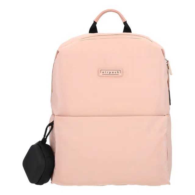 Airpack Portalaptop Mochila Ejecutiva Urban Chic Color Rosa Diseño De La Tela Lisa
