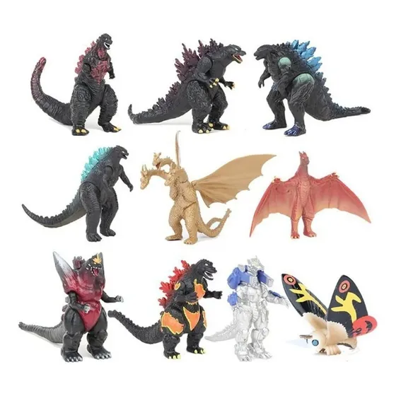 Godzilla Kaiju Rodan Miniatura Action Figure 10 Unidades