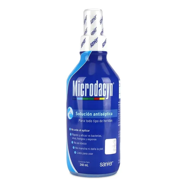 Solución Microdacyn Esterilizante Y Antiseptica De 240ml