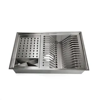 Canal Organizador Cozinha Calha Inox 304 Ămida 3 MĂłdulos Tubrax Canal Organizador Cozinha Calha Inox 304 Ămida 3 MĂłdulos Tubrax