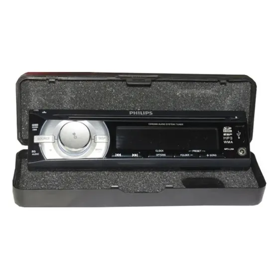 Frente Som Automotivo Philips Cem2000 Original   Novo