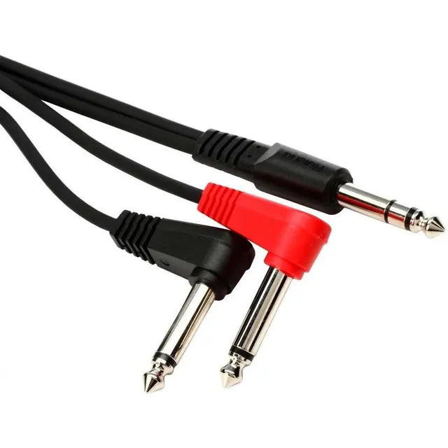Cable mono/estéreo P10 Boss Roland de 2,3 m, baterías para pedales
