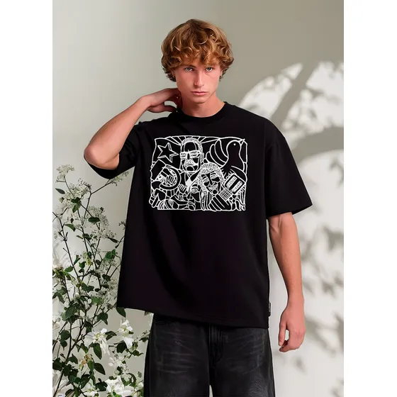 Tx Polera Negra Algodón Salvador Allende Victor Jara Fpmr